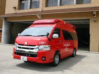 写真:現場指揮車