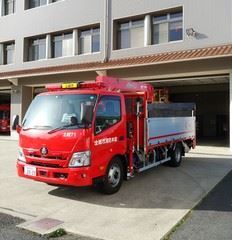 写真:資機材搬送車