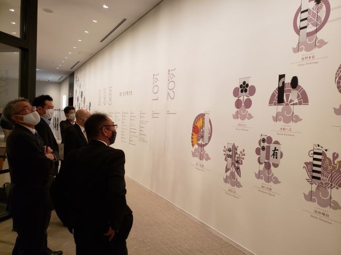 写真:岐阜関ヶ原古戦場記念館視察の様子