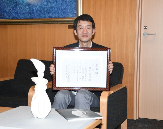 写真:猪倉高志さん表敬訪問の様子2