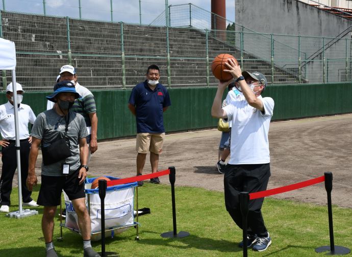 写真:スポーツフェスティバル バスケットボールの様子