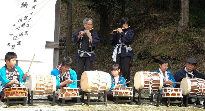 写真:曽木打囃子