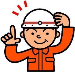 イラスト:説明している消防団員男性