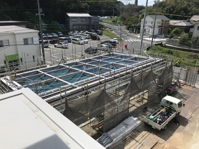 写真:新庁舎進捗状況写真令和元年8月6日