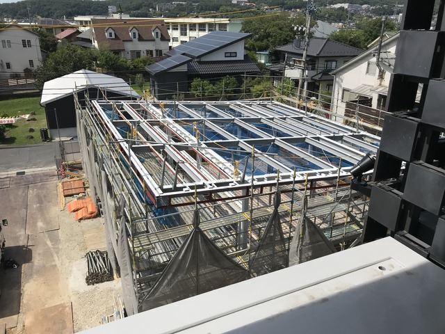 写真:新庁舎進捗状況写真令和元年8月8日