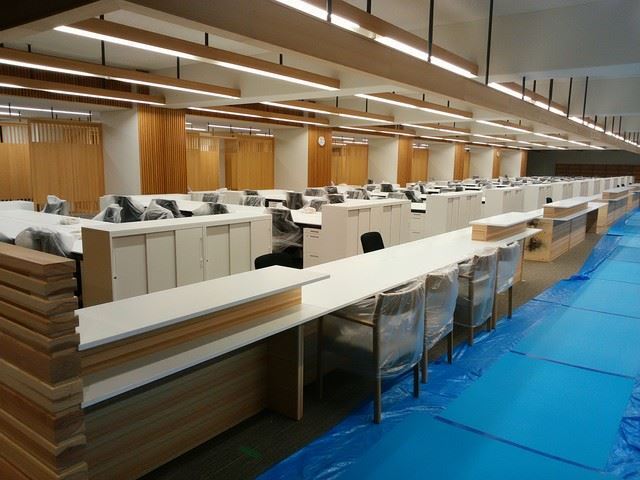 写真:新庁舎進捗状況 平成31年2月 2