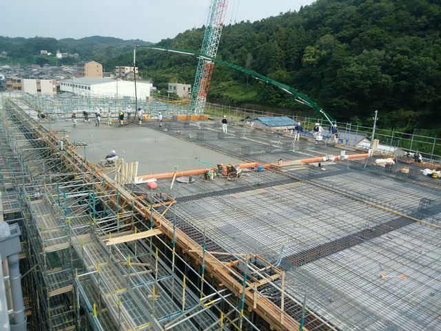 写真:新庁舎進捗状況 平成30年7月 2