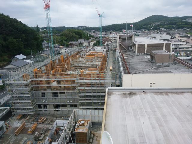 写真:新庁舎進捗状況 平成30年6月