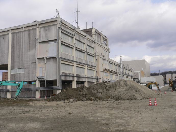 写真:新庁舎進捗状況 平成30年1月 2