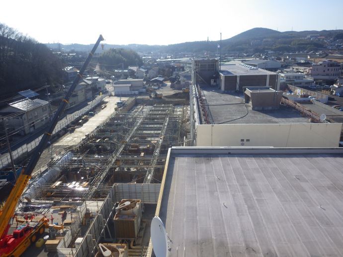 写真:新庁舎進捗状況 平成30年2月