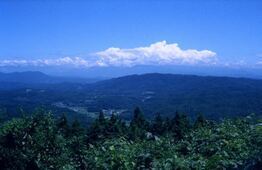 写真:三国山風景