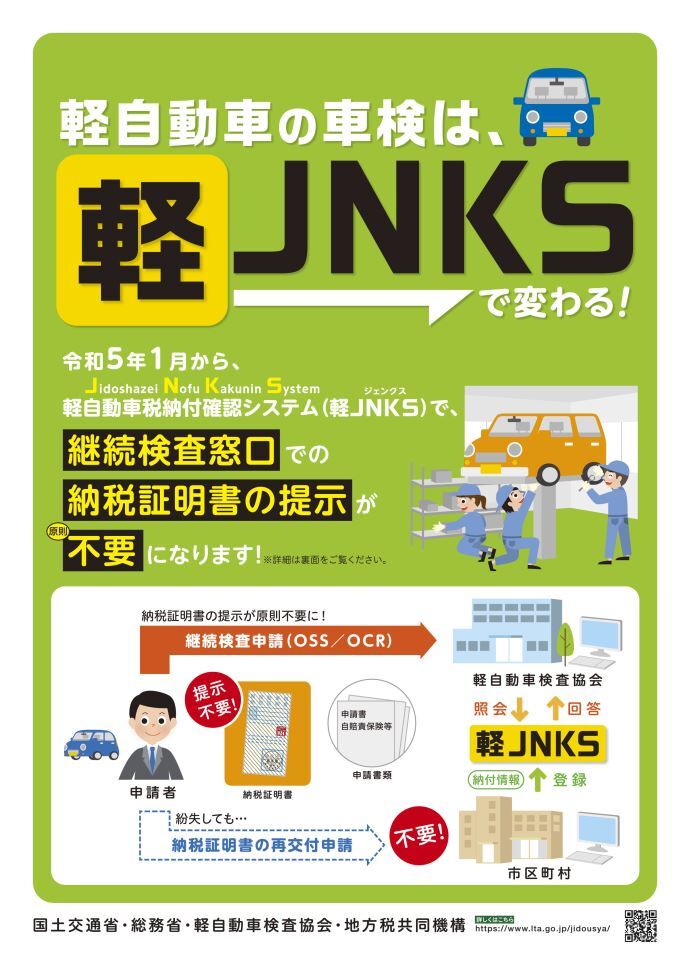 写真:軽JNKSチラシ(表)