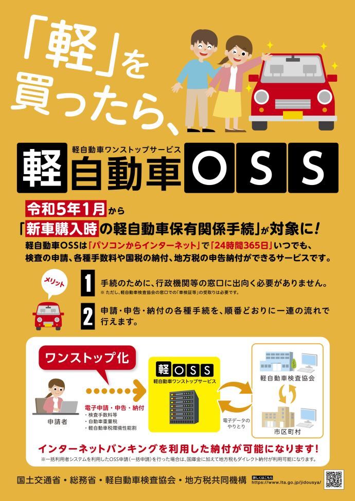 写真:軽自動車OSSチラシ(表)