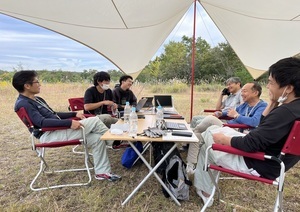 アウトドア会議の写真