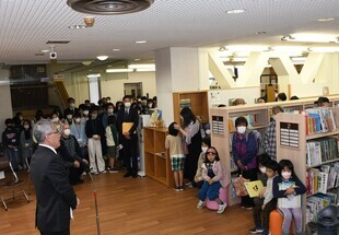 図書館リニューアル 市長あいさつ