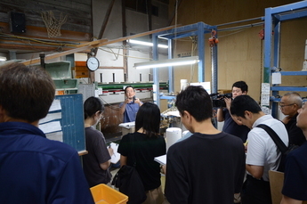 写真:イコミ事業所見学会