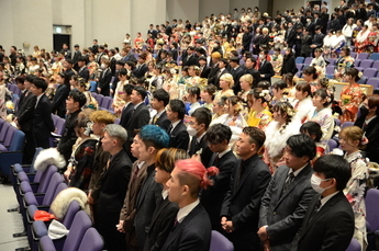 写真:20歳を祝う会
