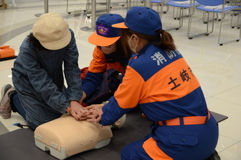 写真:消防団入団促進イベント
