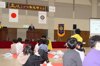 写真:カルタ大会