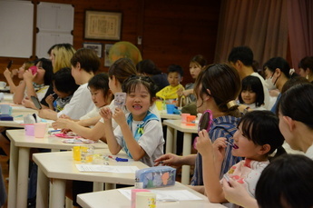 写真:親子歯磨き教室