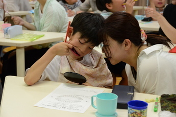 写真:親子歯磨き教室