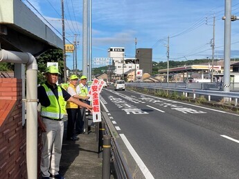 夏の交通安全啓発