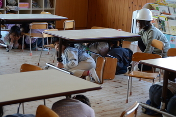 写真:防災教室