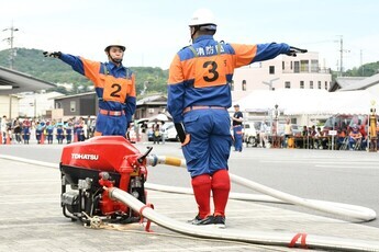 土岐市消防操法大会