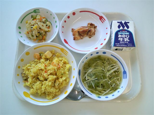 8月31日給食